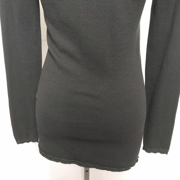 Vintage Betsey Johnson floral embroidered cardigan S - Picture 9 of 14